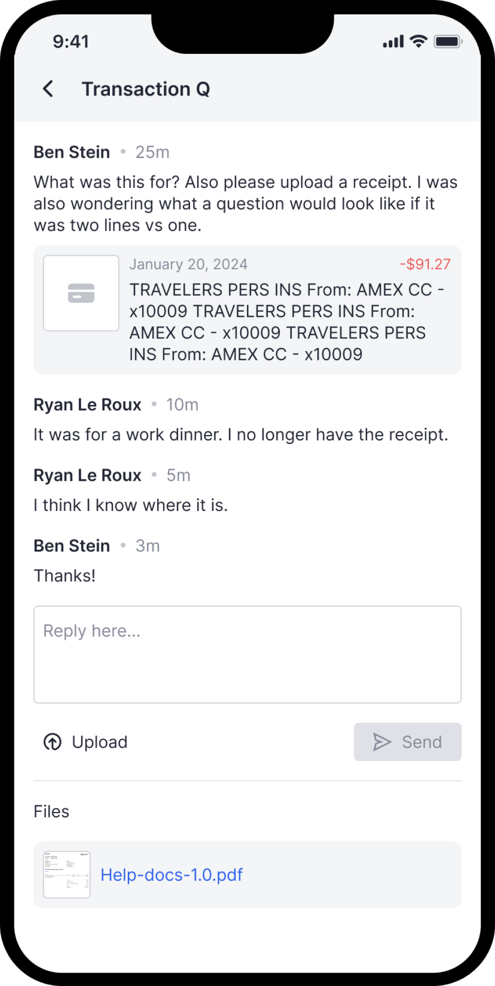 Keeper Mobile App - Questions